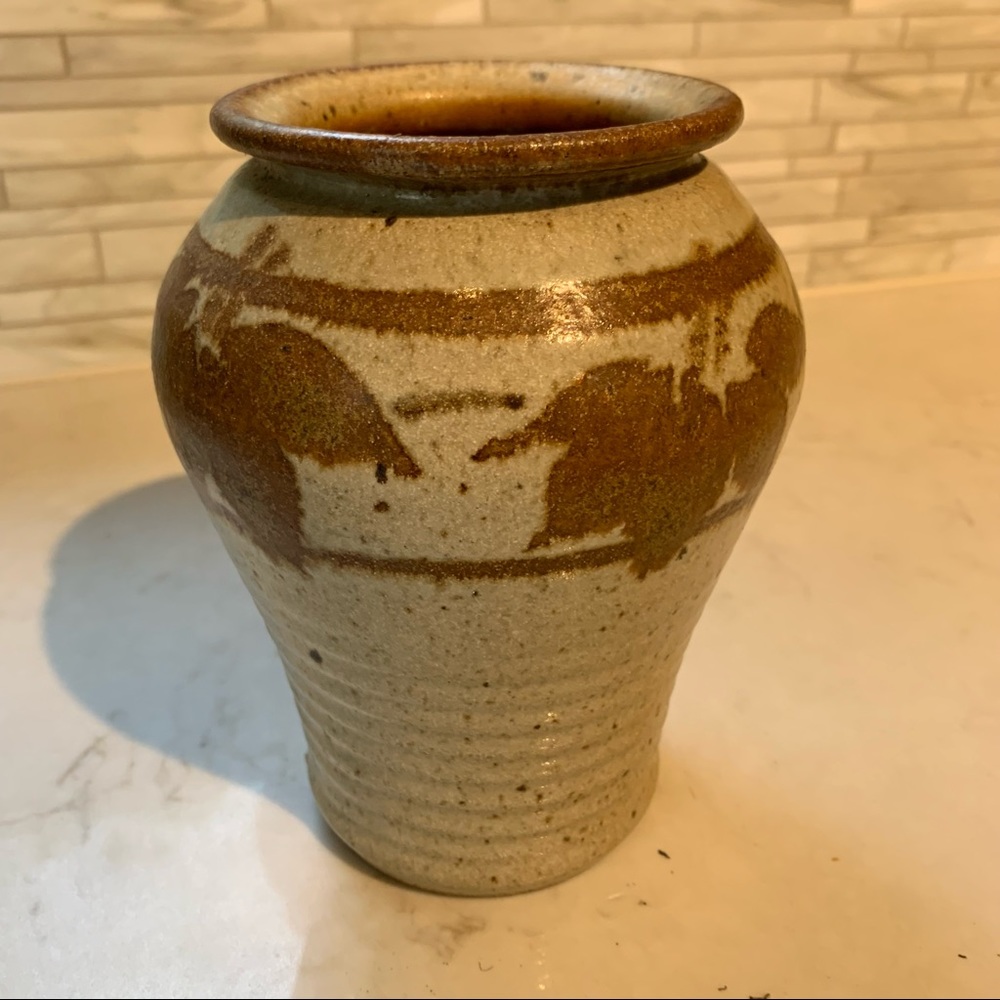 Studio Pottery Stoneware Vase - Picture 6 of 12